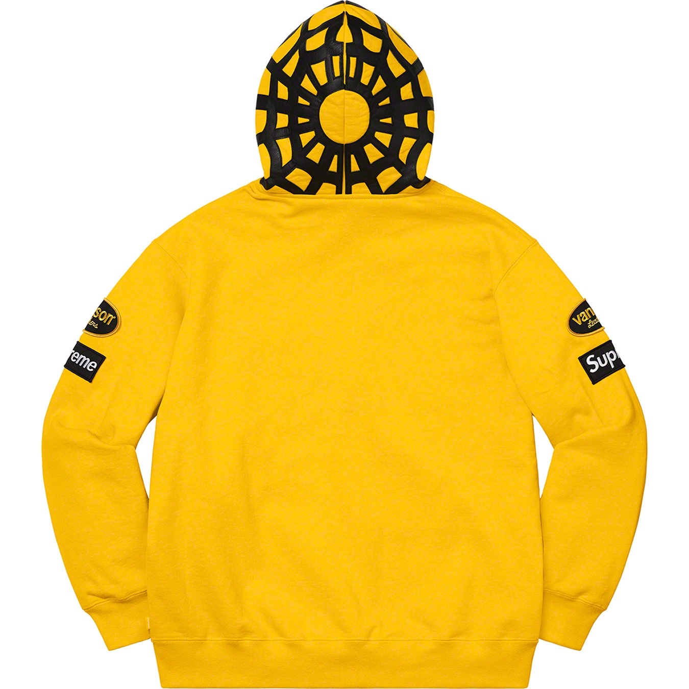 Supreme®/Vanson Leathers® Spider Web Zip Up Hooded Sweatshirt view 6